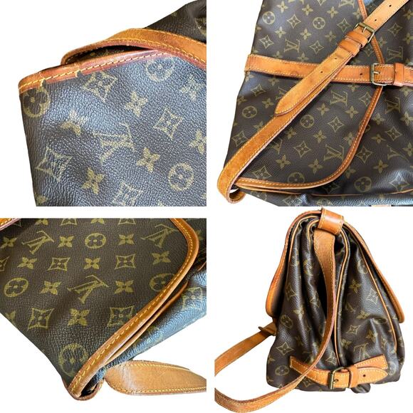 💎✨BEAUTIFUL✨💎Authentic Louis Vuitton Saumur 35 Shoulder Bag - Picture 8 of 8